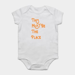 Talking Heads This Must Be The Place Baby Bodysuit